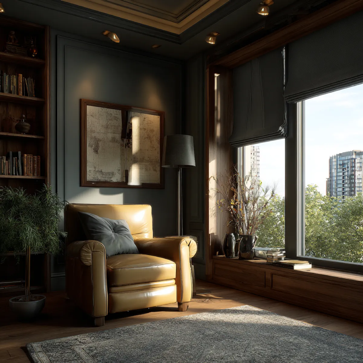 Relaxed Roman Shades - Blind Smart